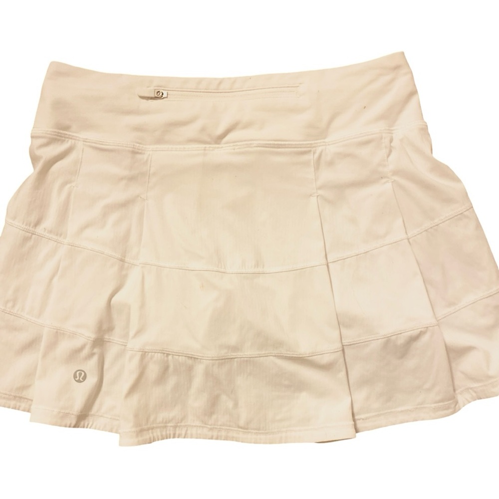 Lululemon Tennis Skort - 4 white , nylon spandex - Picture 5 of 5